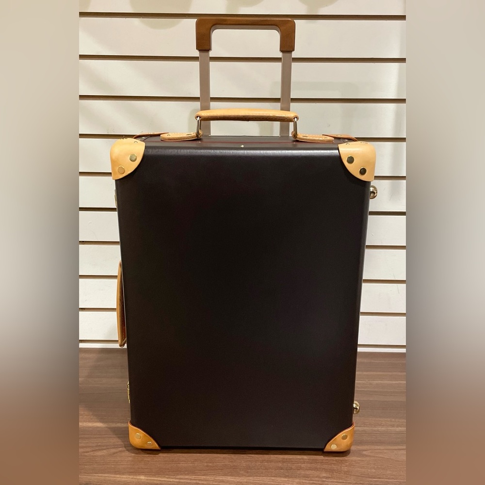 Globe Trotter Original 2 Wheels Suitcase Luxury Brown Cabin Carry-On Luggage